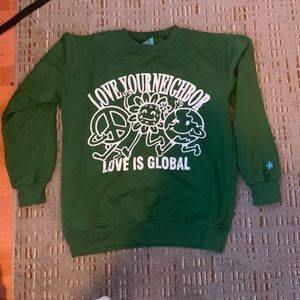 Love Your Neighbor Gone Global Vintage Crewneck